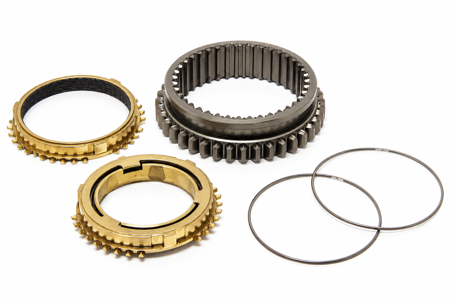 Synchrotech 92-01 Integra GSR/ITR 1-2 Carbon Synchro Sleeve Set